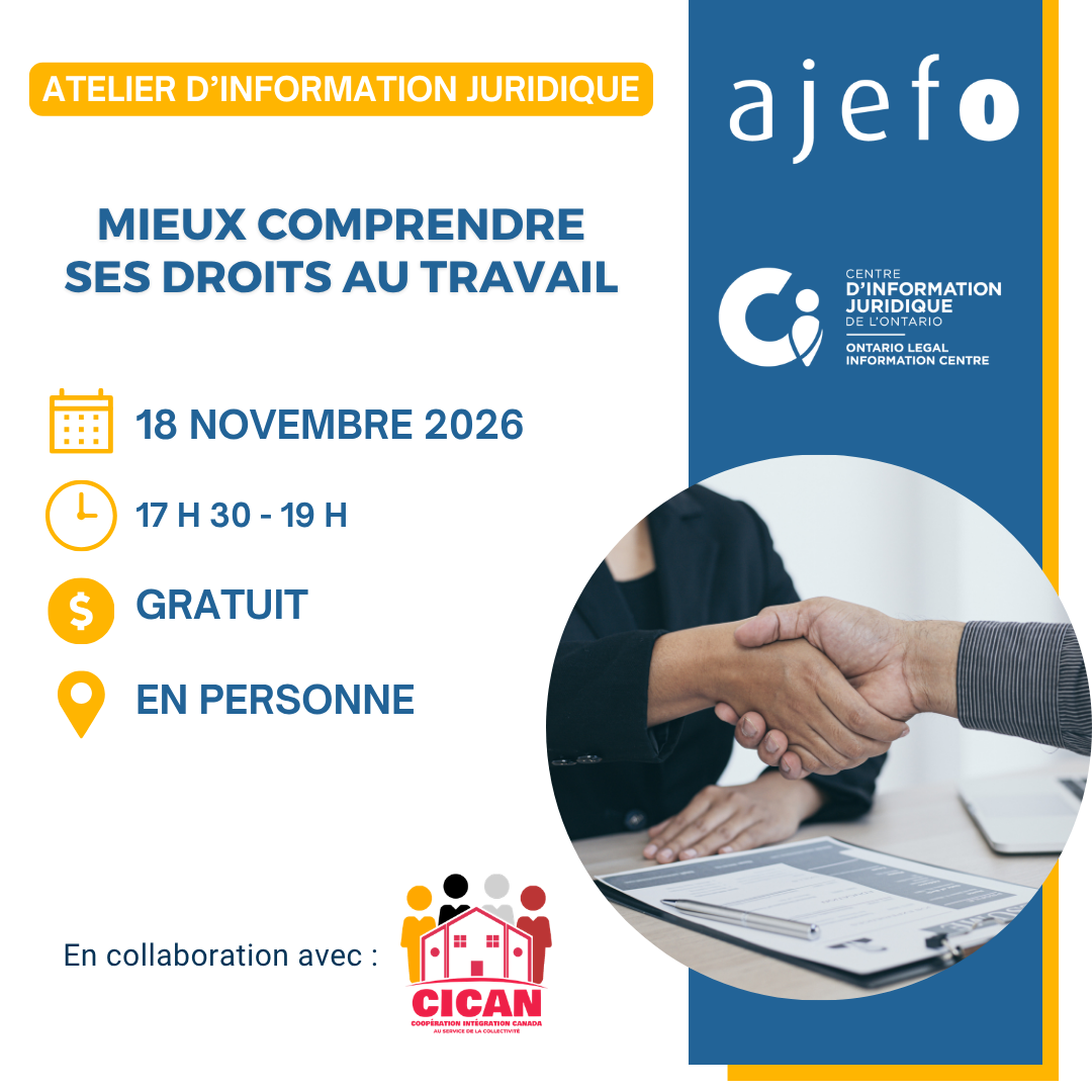 Atelier Mieux comprendre ses doits au travail